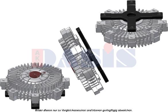 AKS Dasis 238003N - Зчеплення, вентилятор радіатора autocars.com.ua