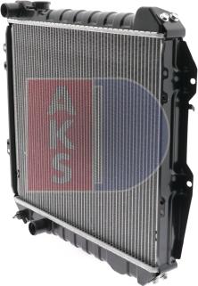 AKS Dasis 240030N - Радіатор, охолодження двигуна autocars.com.ua