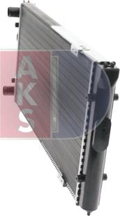 AKS Dasis 240080N - Радіатор, охолодження двигуна autocars.com.ua