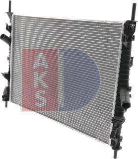 AKS Dasis 250001N - Радіатор, охолодження двигуна autocars.com.ua