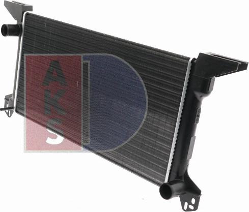 AKS Dasis 250020N - Радіатор, охолодження двигуна autocars.com.ua