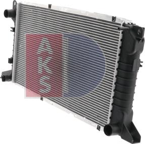 AKS Dasis 250270N - Радіатор, охолодження двигуна autocars.com.ua