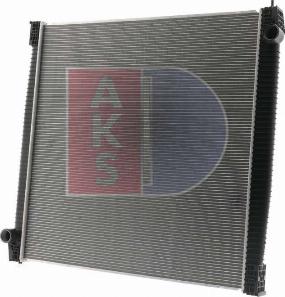 AKS Dasis 260007N - Радіатор, охолодження двигуна autocars.com.ua