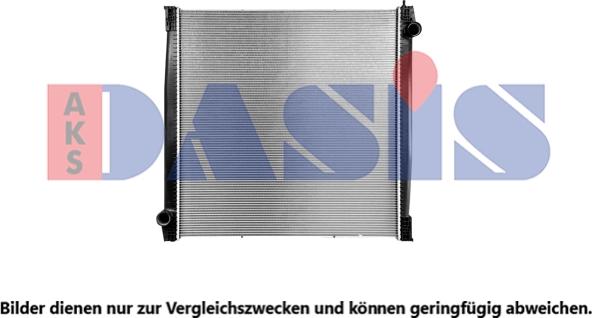 AKS Dasis 260007SXB - Радиатор, охлаждение двигателя autodnr.net
