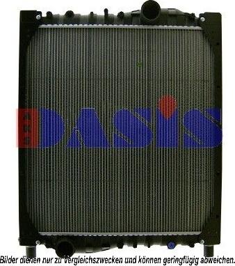 AKS Dasis 260010N - Радіатор, охолодження двигуна autocars.com.ua