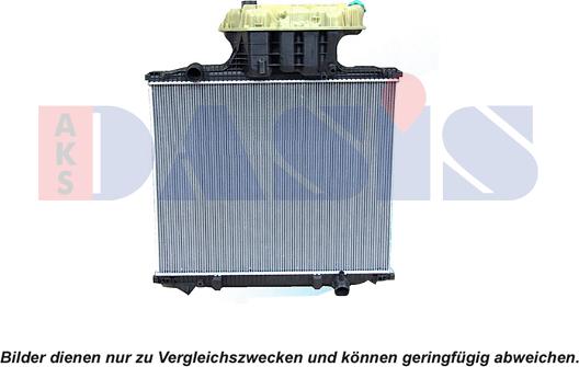 AKS Dasis 260012S - Радиатор, охлаждение двигателя autodnr.net
