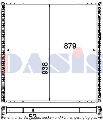 AKS Dasis 260034N - Низкотемпературный охладитель, интеркулер autodnr.net