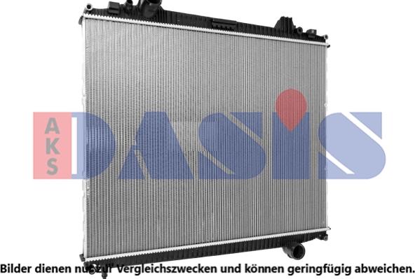 AKS Dasis 260040N - Радиатор, охлаждение двигателя autodnr.net