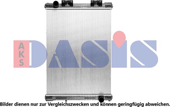 AKS Dasis 260570SXB - Радиатор, охлаждение двигателя autodnr.net