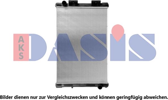 AKS Dasis 260760SXB - Радиатор, охлаждение двигателя autodnr.net