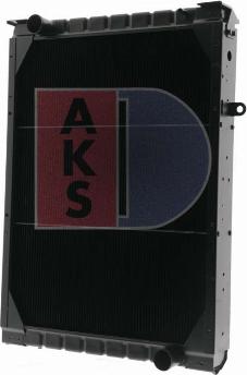 AKS Dasis 261580N - Радіатор, охолодження двигуна autocars.com.ua