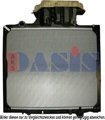 AKS Dasis 261900N - Радіатор, охолодження двигуна autocars.com.ua