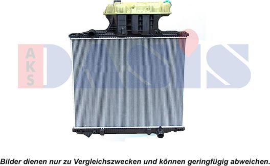 AKS Dasis 261910S - Радиатор, охлаждение двигателя autodnr.net