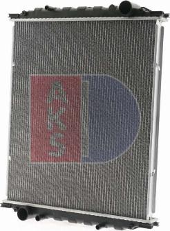 AKS Dasis 262110S - Радіатор, охолодження двигуна autocars.com.ua