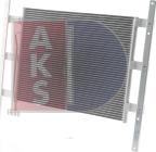 AKS Dasis 262260N - Конденсатор, кондиціонер autocars.com.ua