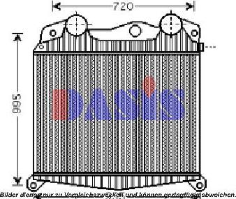 AKS Dasis 267002N - Интеркулер autocars.com.ua