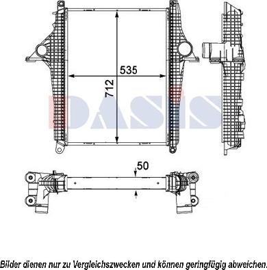 AKS Dasis 267017N - Интеркулер autocars.com.ua