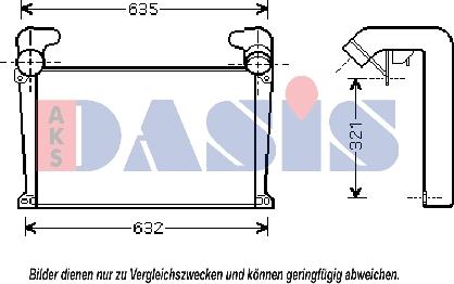 AKS Dasis 267019N - Интеркулер autocars.com.ua