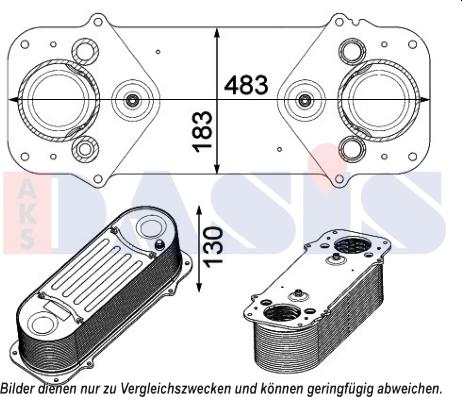 AKS Dasis 267028N - Интеркулер autocars.com.ua