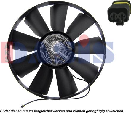 AKS Dasis 268039N - Вентилятор, охлаждение двигателя autodnr.net