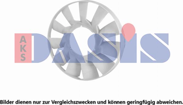 AKS Dasis 268073N - Крильчатка вентилятора, охолодження двигуна autocars.com.ua