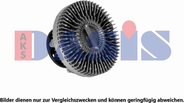AKS Dasis 268074N - Зчеплення, вентилятор радіатора autocars.com.ua