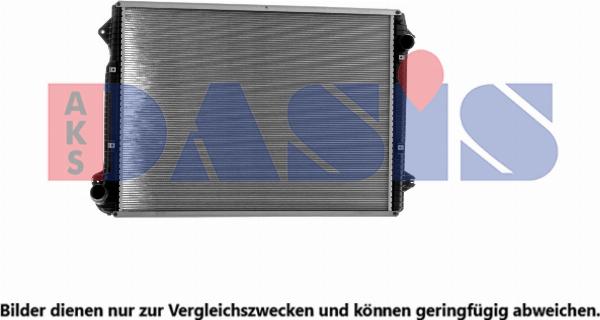 AKS Dasis 270019X - Радіатор, охолодження двигуна autocars.com.ua