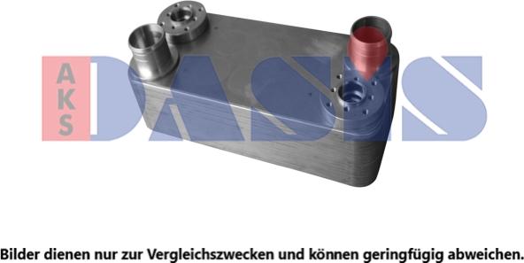 AKS Dasis 276006N - Масляний радіатор, рухове масло autocars.com.ua