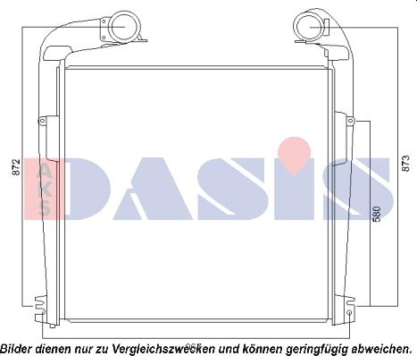 AKS Dasis 277001N - Интеркулер autocars.com.ua