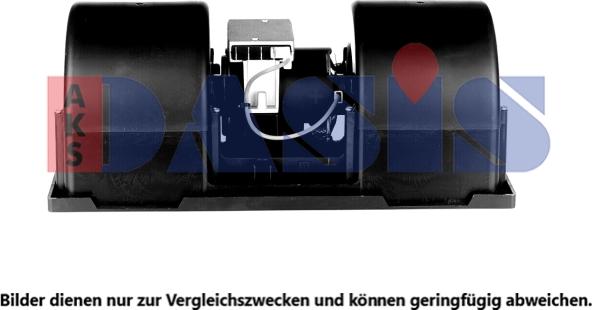 AKS Dasis 278008N - Вентилятор салону autocars.com.ua