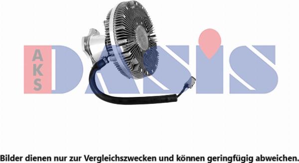 AKS Dasis 278055N - Зчеплення, вентилятор радіатора autocars.com.ua