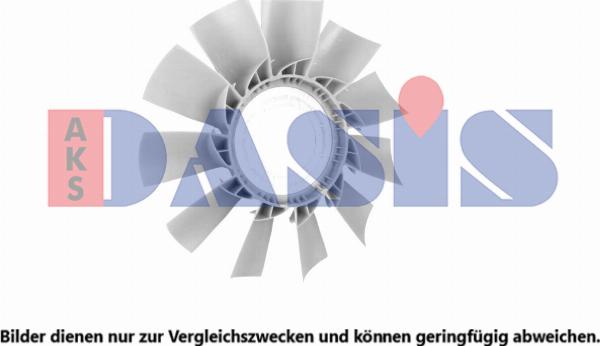 AKS Dasis 278056N - Крильчатка вентилятора, охолодження двигуна autocars.com.ua