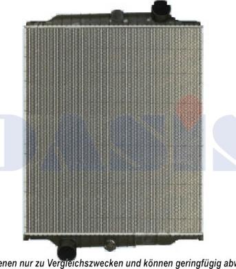 AKS Dasis 280014S - Радіатор, охолодження двигуна autocars.com.ua