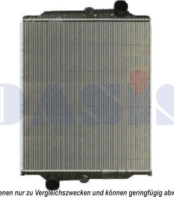 AKS Dasis 280017S - Радіатор, охолодження двигуна autocars.com.ua