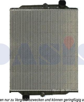 AKS Dasis 280018S - Радіатор, охолодження двигуна autocars.com.ua