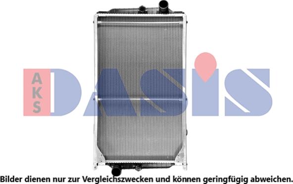 AKS Dasis 280019X - Радіатор, охолодження двигуна autocars.com.ua