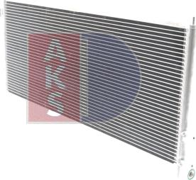 AKS Dasis 282001N - Конденсатор, кондиціонер autocars.com.ua