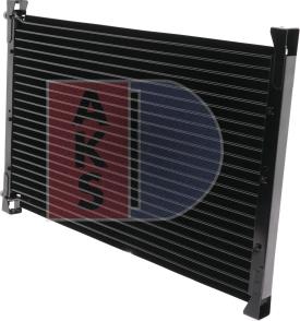 AKS Dasis 282010N - Конденсатор, кондиціонер autocars.com.ua