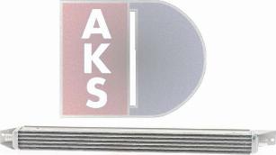 AKS Dasis 286012X - Масляний радіатор, рухове масло autocars.com.ua