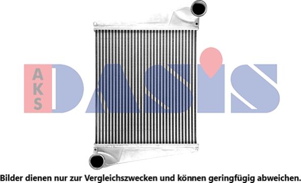 AKS Dasis 287007X - Интеркулер autocars.com.ua