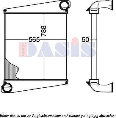 AKS Dasis 287013N - Интеркулер autocars.com.ua