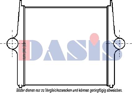 AKS Dasis 287020N - Интеркулер autocars.com.ua