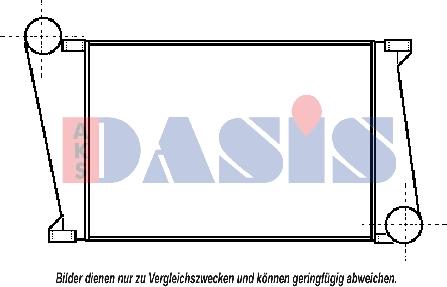 AKS Dasis 287090N - Интеркулер autocars.com.ua