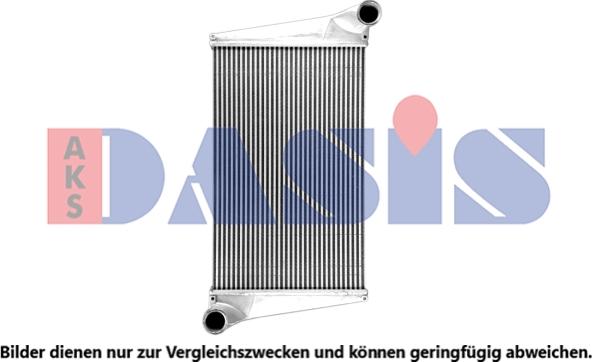 AKS Dasis 287090X - Интеркулер autocars.com.ua