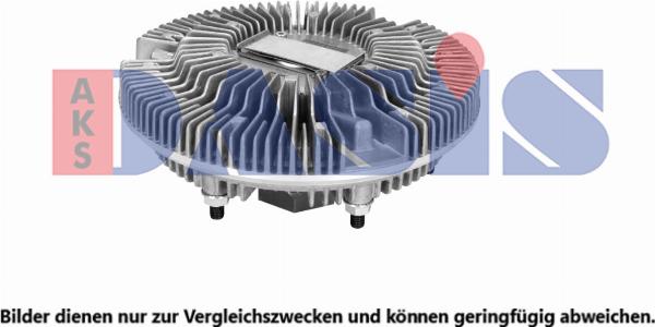 AKS Dasis 288038N - Зчеплення, вентилятор радіатора autocars.com.ua