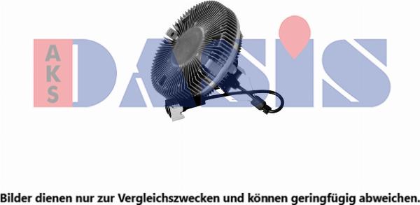 AKS Dasis 288039N - Зчеплення, вентилятор радіатора autocars.com.ua