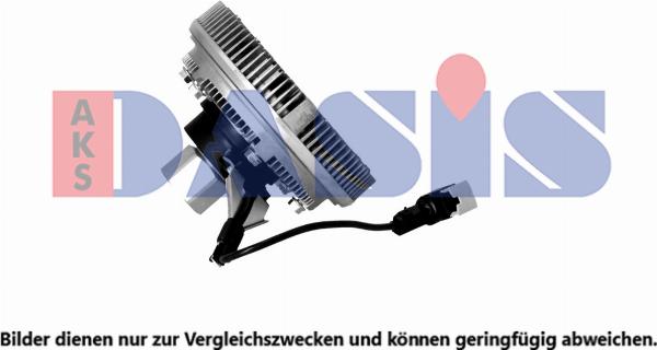 AKS Dasis 288041N - Зчеплення, вентилятор радіатора autocars.com.ua