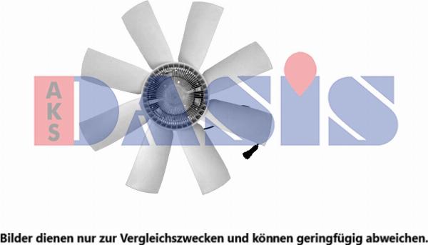 AKS Dasis 288042N - Вентилятор, охолодження двигуна autocars.com.ua