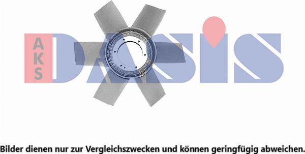 AKS Dasis 288046N - Крильчатка вентилятора, охолодження двигуна autocars.com.ua