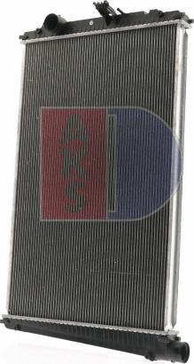 AKS Dasis 290005S - Радіатор, охолодження двигуна autocars.com.ua